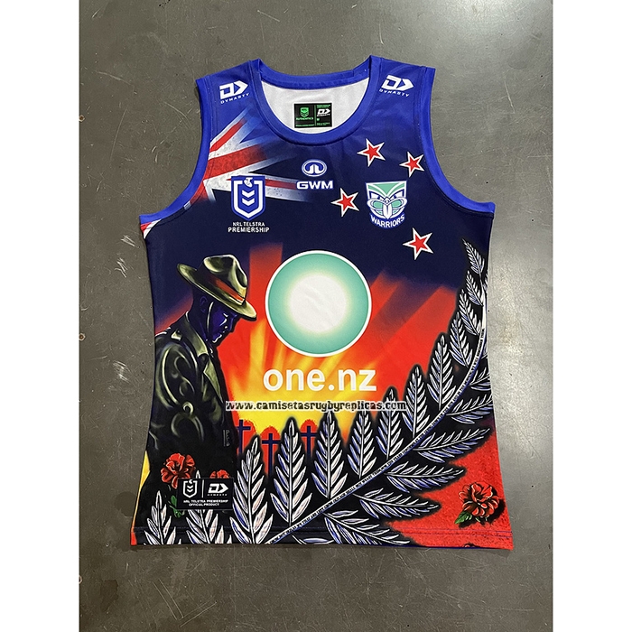 Tank Top New Zealand Warriors Rugby 2024 ANZAC